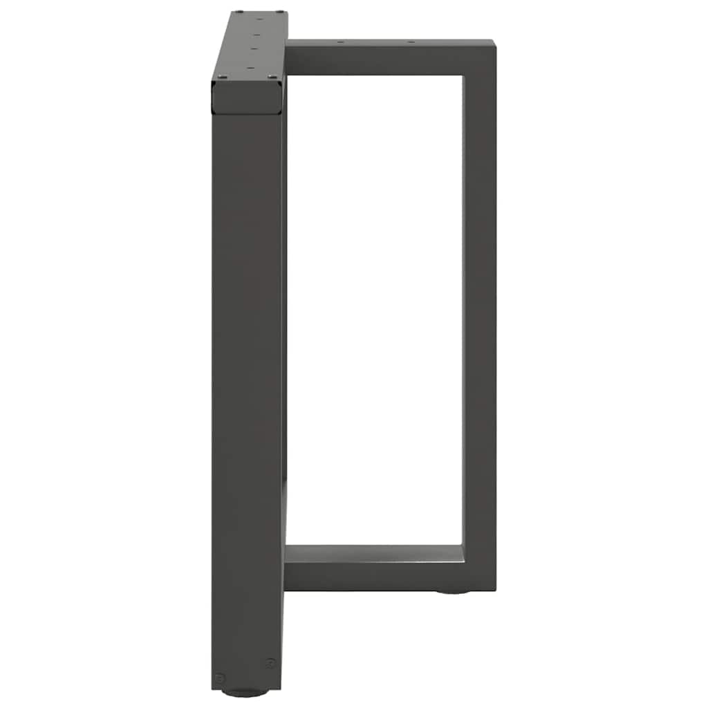Noge za blagovaonski stol T-oblika 2 kom antracit 70x35x(72-73) cm čelik