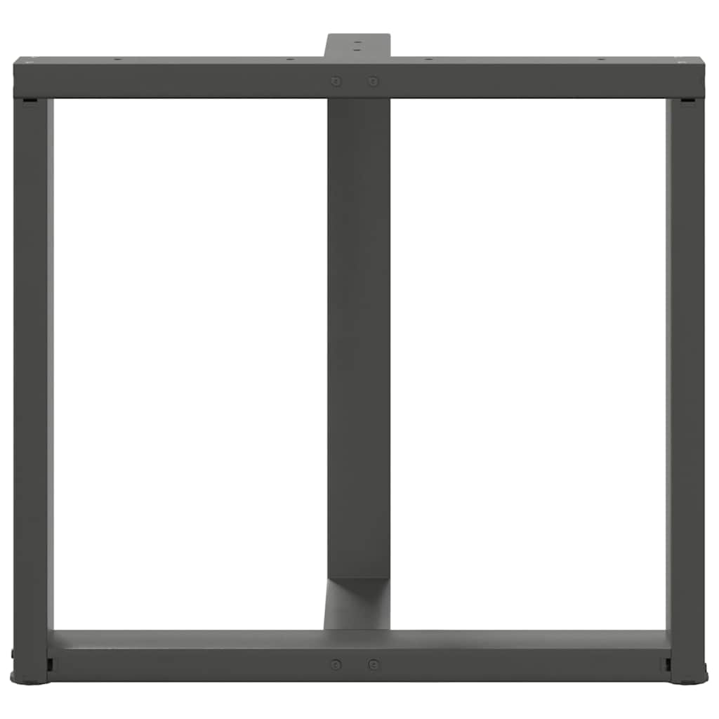 Noge za blagovaonski stol T-oblika 2 kom antracit 70x35x(72-73) cm čelik