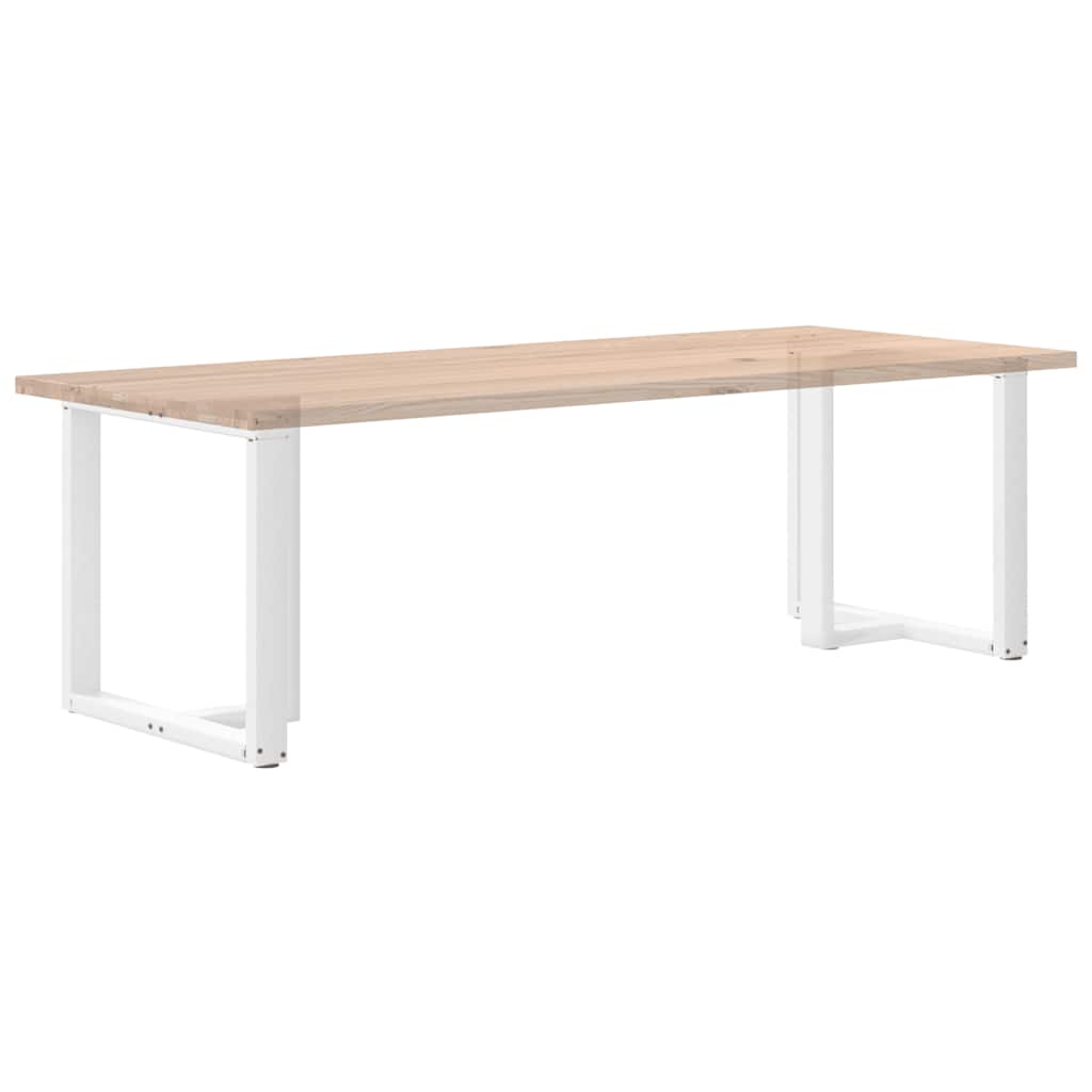 Noge za blagovaonski stol T-oblika 2 kom Bijele 80x35x(72-73) cm Čelik
