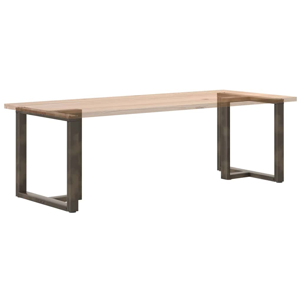 Noge za blagovaonski stol T-oblika 2 kom Crne 80x35x(72-73) cm Čelik