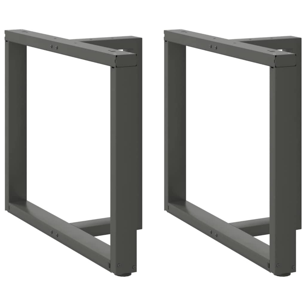 Noge za blagovaonski stol T-oblika 2 kom antracit 90x35x(72-73) cm čelik