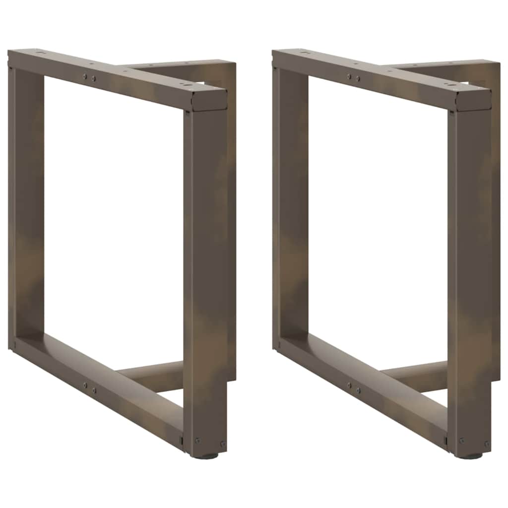 Noge za blagovaonski stol T-oblika 2 kom Crne 90x35x(72-73) cm Čelik