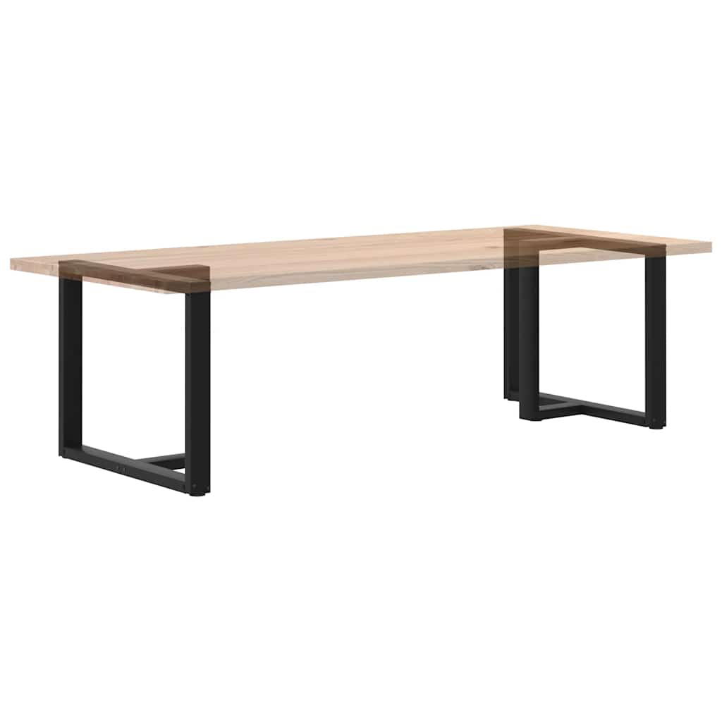 Noge za blagovaonski stol T-oblika 2 kom Crne 100x35x(72-73) cm Čelik