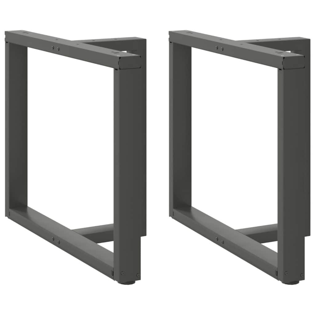 Noge za blagovaonski stol T-oblika 2 kom antracit 100x35x(72-73) cm čelik