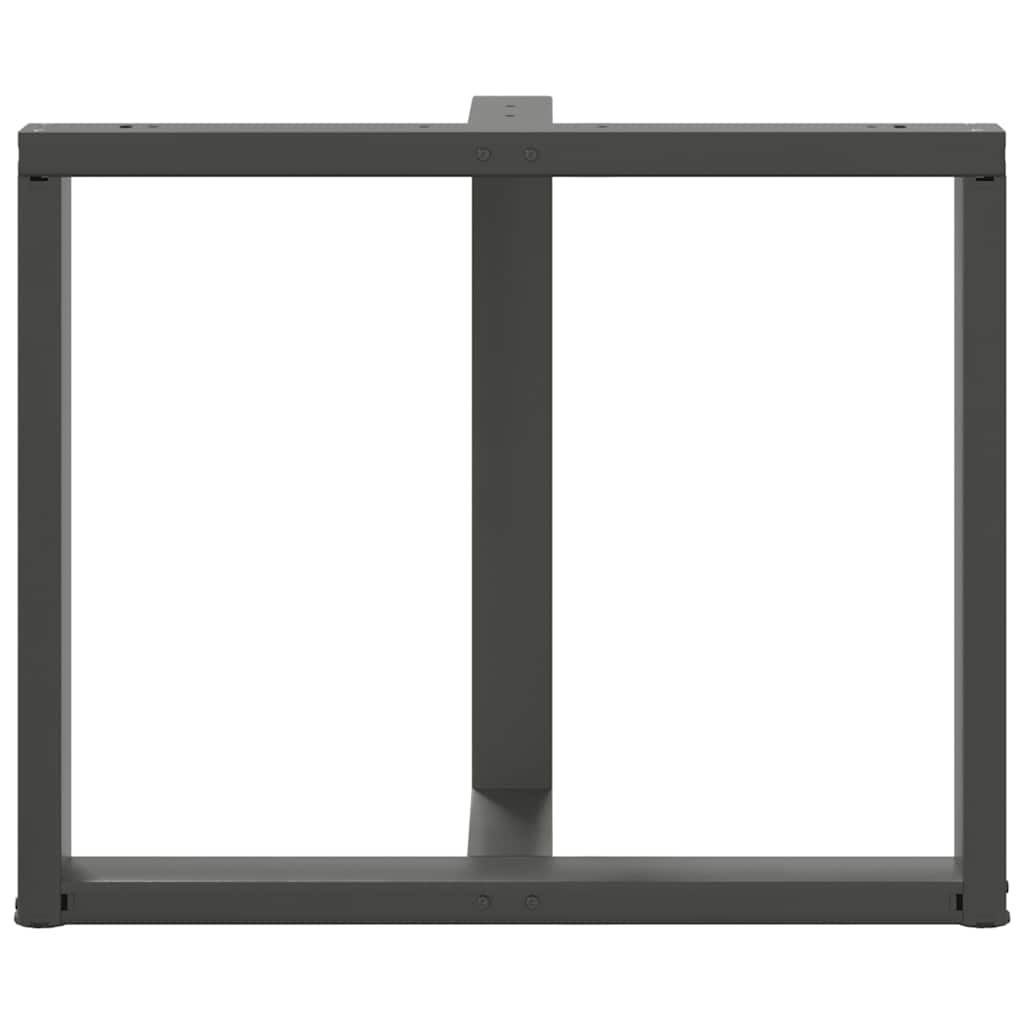 Noge za blagovaonski stol T-oblika 2 kom antracit 100x35x(72-73) cm čelik