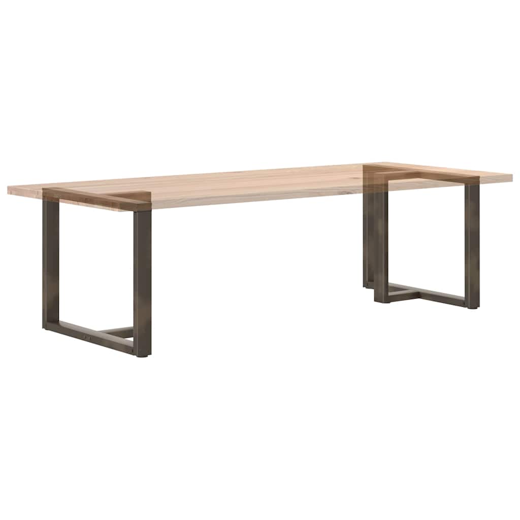 Noge za blagovaonski stol T-oblika 2 kom Crne 100x35x(72-73) cm Čelik