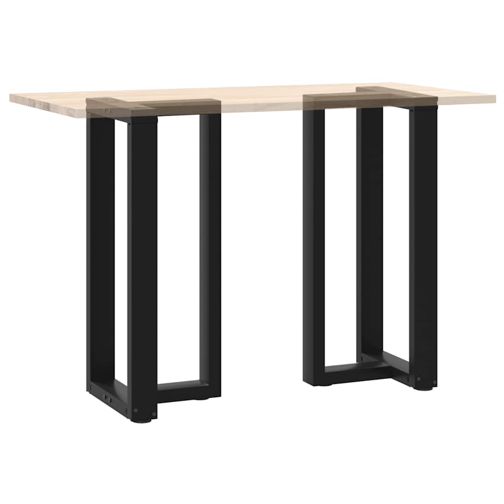 Noge za barski stol T-oblika 2 kom Crne 40x35x(90-91) cm Čelik