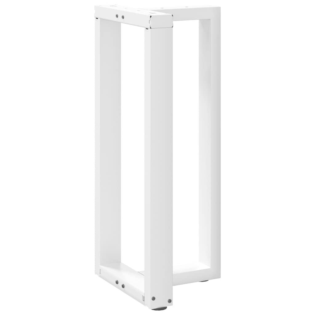 Noge za barski stol T-oblika 2 kom Bijele 40x35x(90-91) cm Čelik