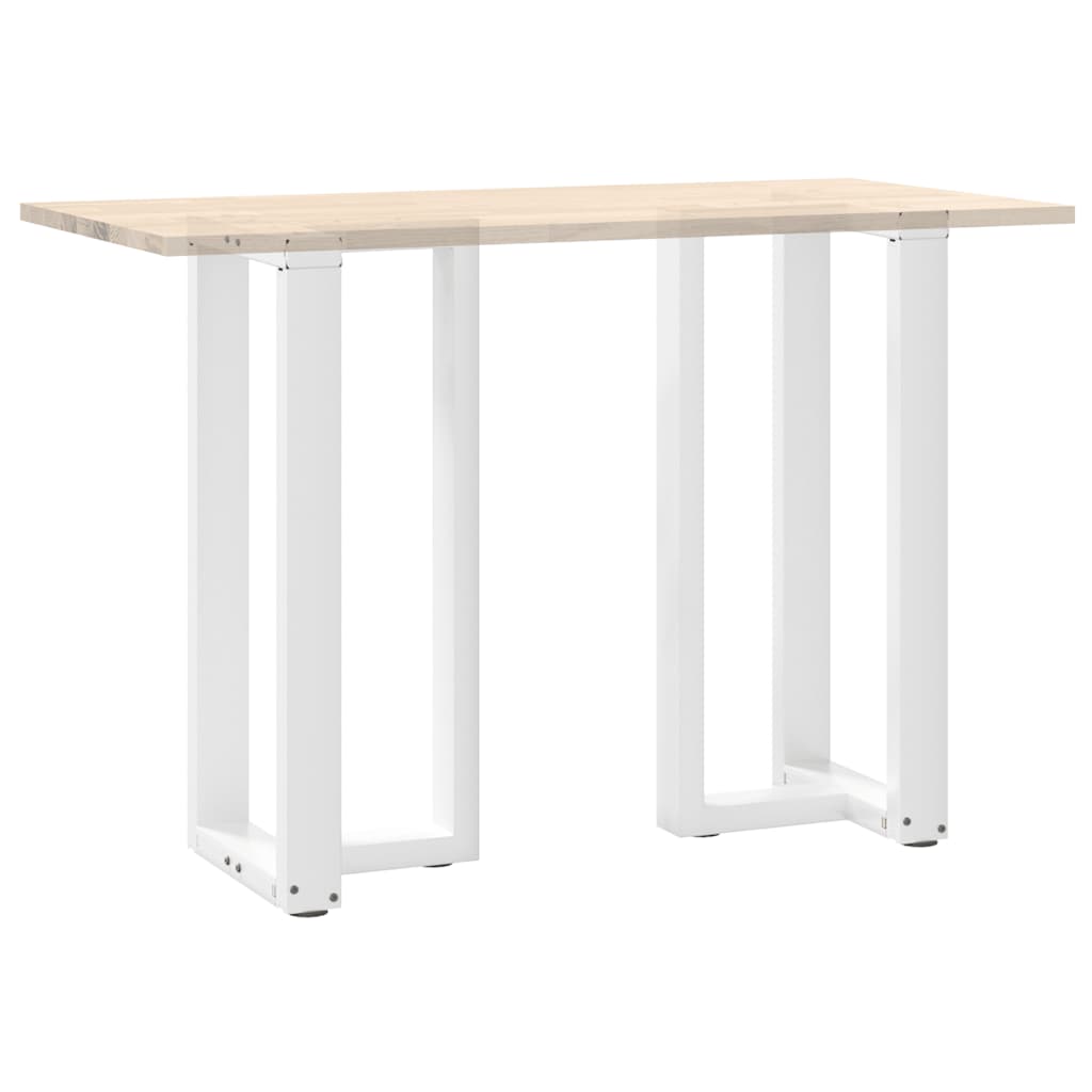 Noge za barski stol T-oblika 2 kom Bijele 40x35x(90-91) cm Čelik