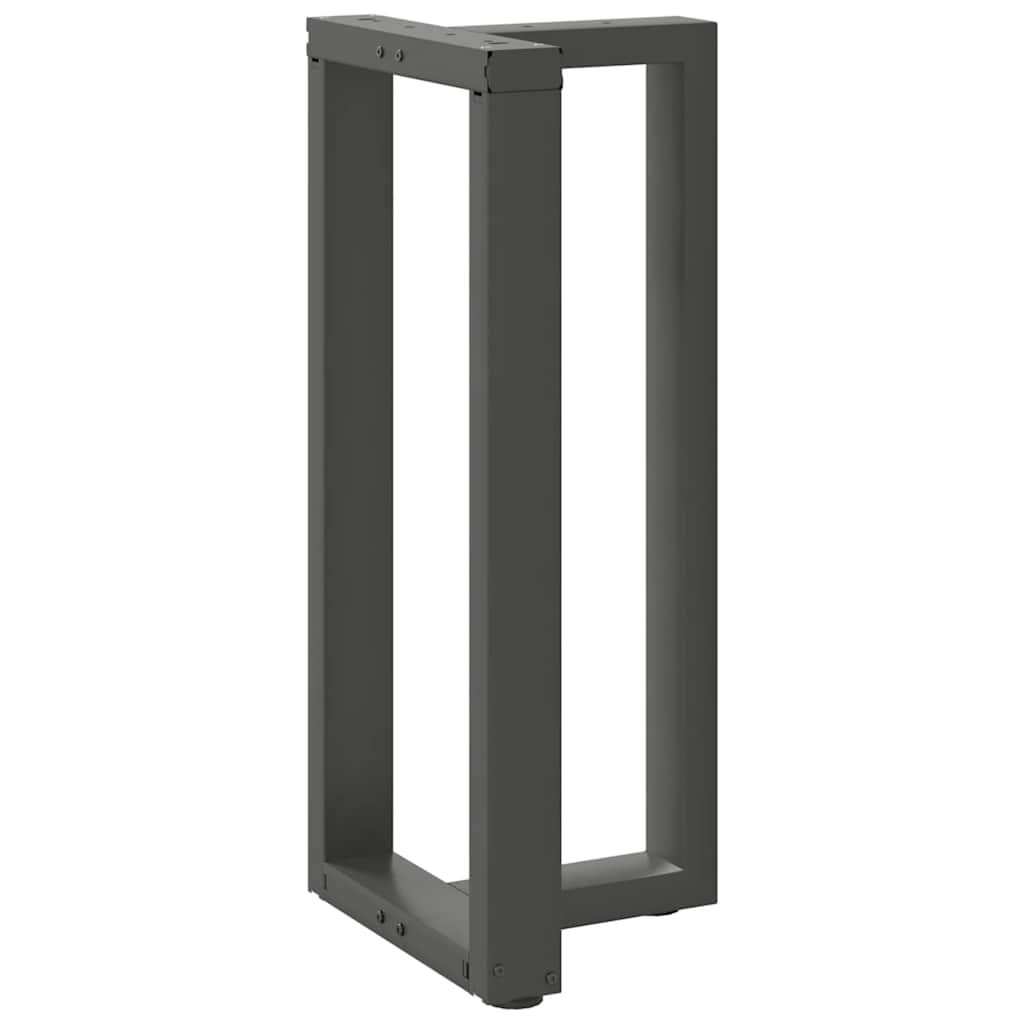 Noge za barski stol T-oblika 2 kom antracit 40x35x(90-91) cm čelik