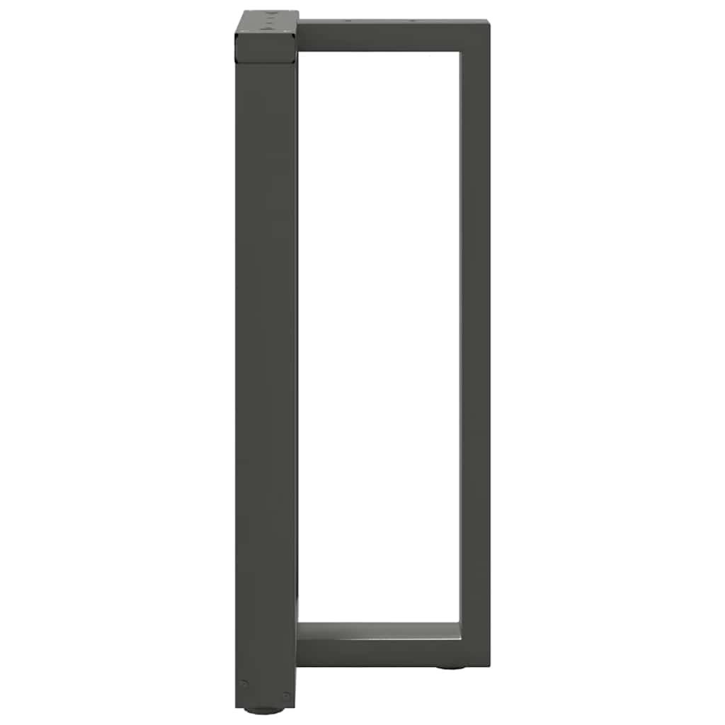 Noge za barski stol T-oblika 2 kom antracit 40x35x(90-91) cm čelik