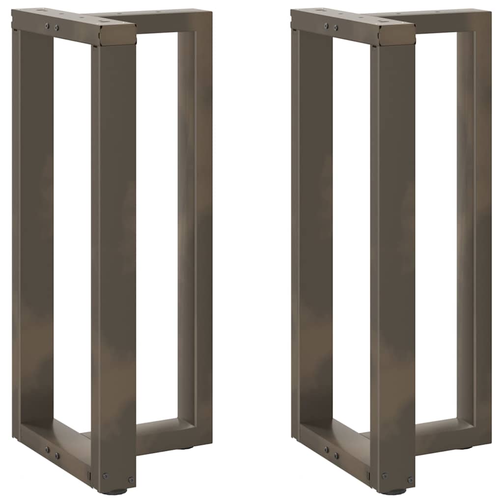Noge za barski stol T-oblika 2 kom Crne 40x35x(90-91) cm Čelik