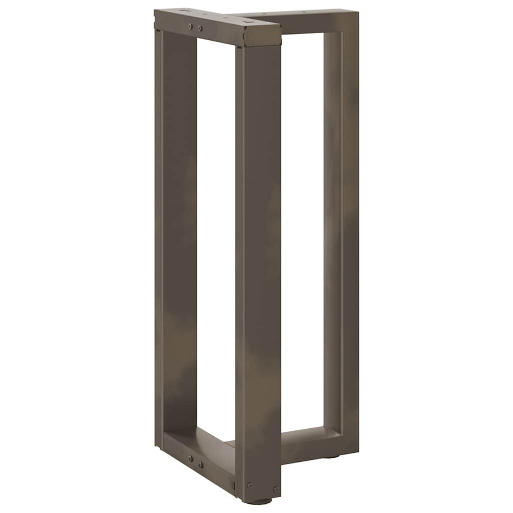 Noge za barski stol T-oblika 2 kom Crne 40x35x(90-91) cm Čelik