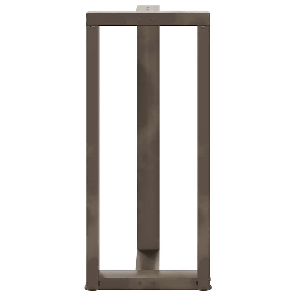 Noge za barski stol T-oblika 2 kom Crne 40x35x(90-91) cm Čelik