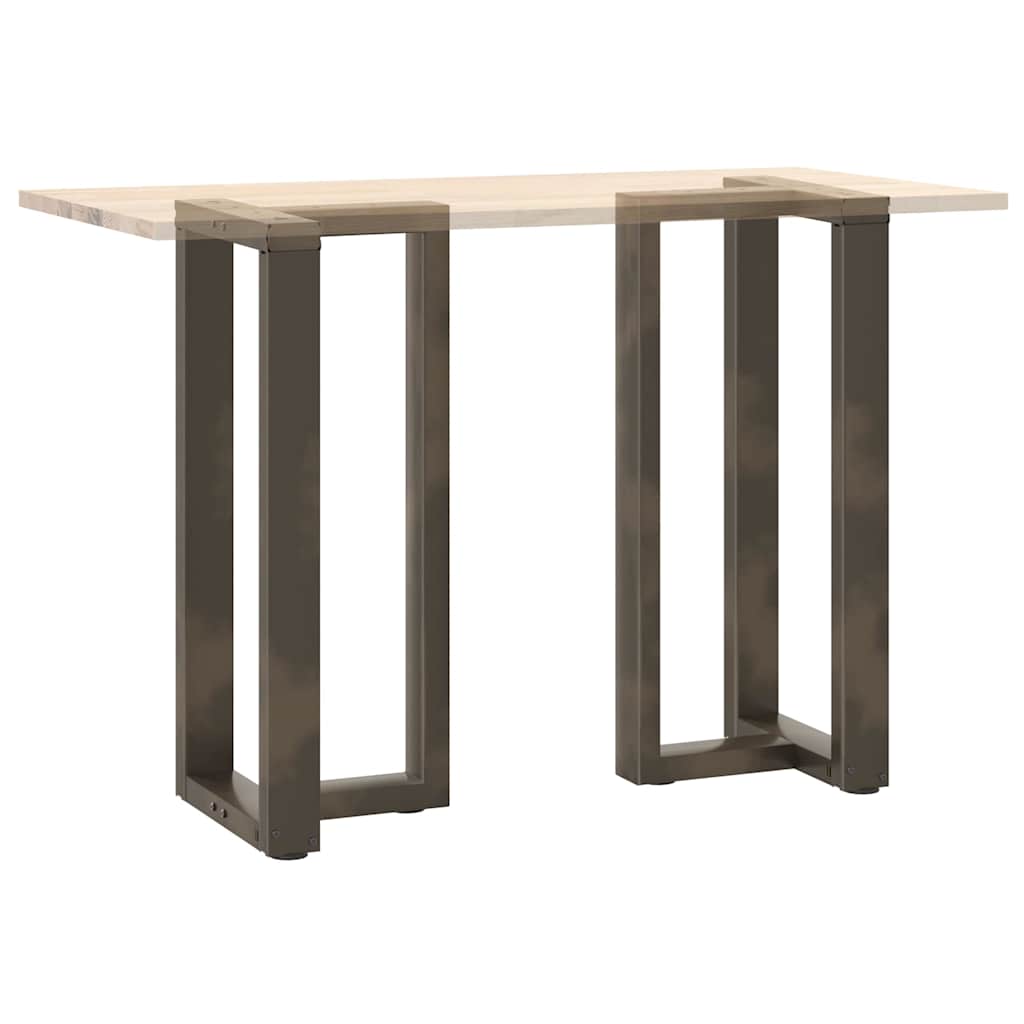 Noge za barski stol T-oblika 2 kom Crne 40x35x(90-91) cm Čelik