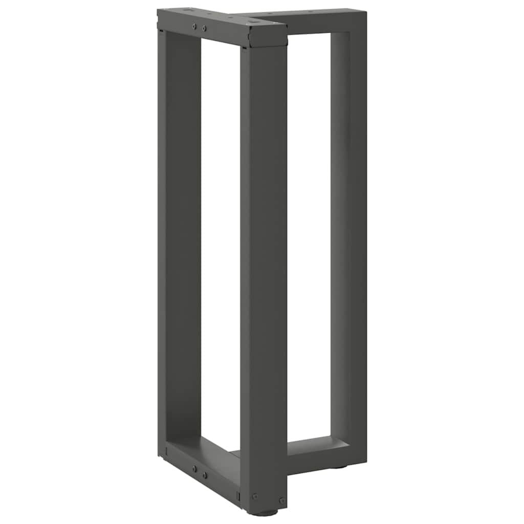 Noge za barski stol T-oblika 2 kom antracit 50x35x(90-91) cm čelik