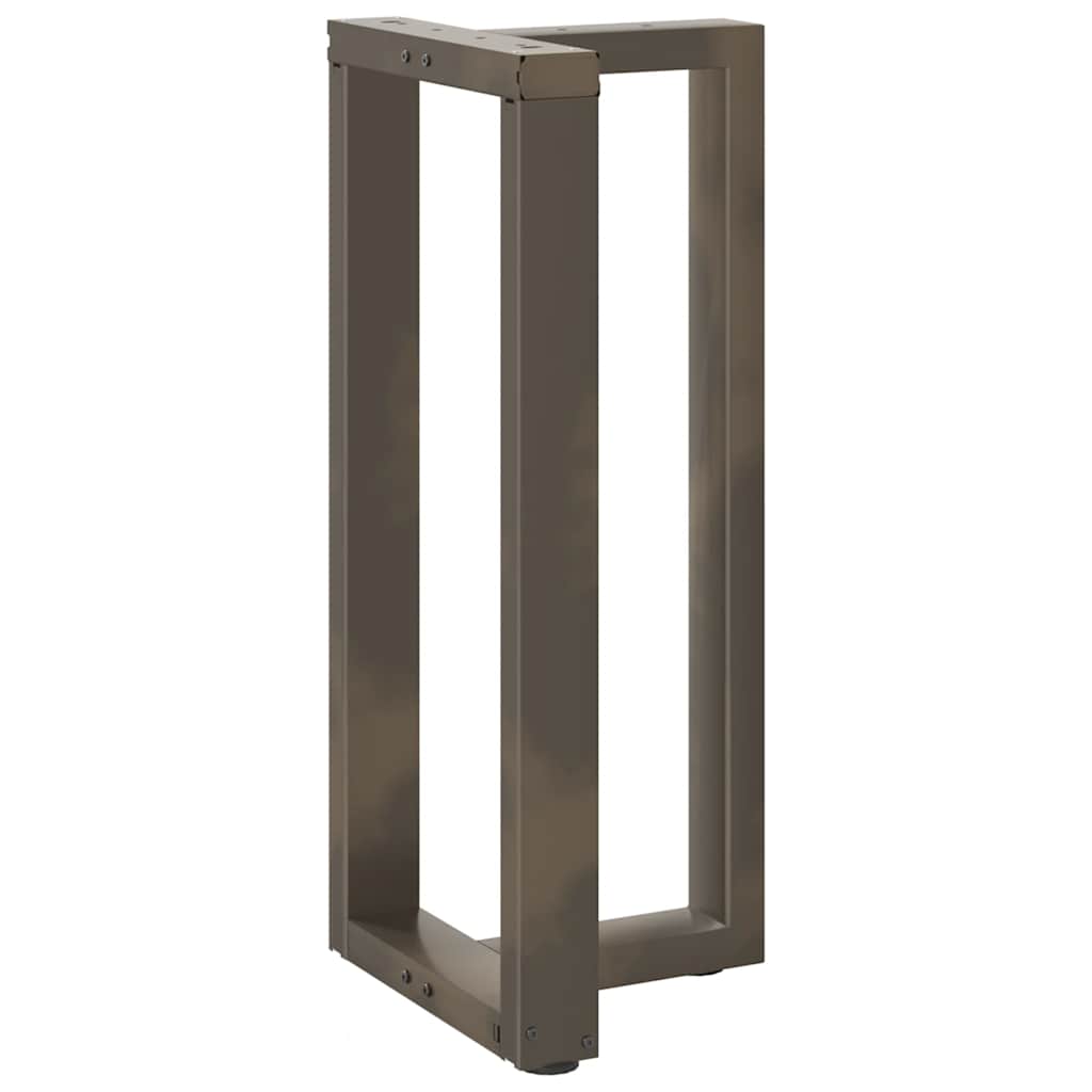 Noge za barski stol T-oblika 2 kom Crne 50x35x(90-91) cm Čelik