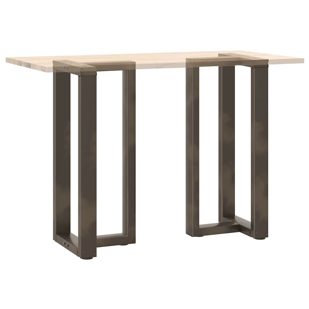 Noge za barski stol T-oblika 2 kom Crne 50x35x(90-91) cm Čelik
