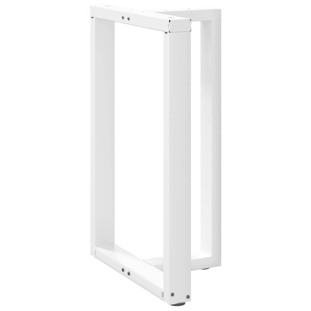 Noge za barski stol T-oblika 2 kom Bijele 60x35x(90-91) cm Čelik