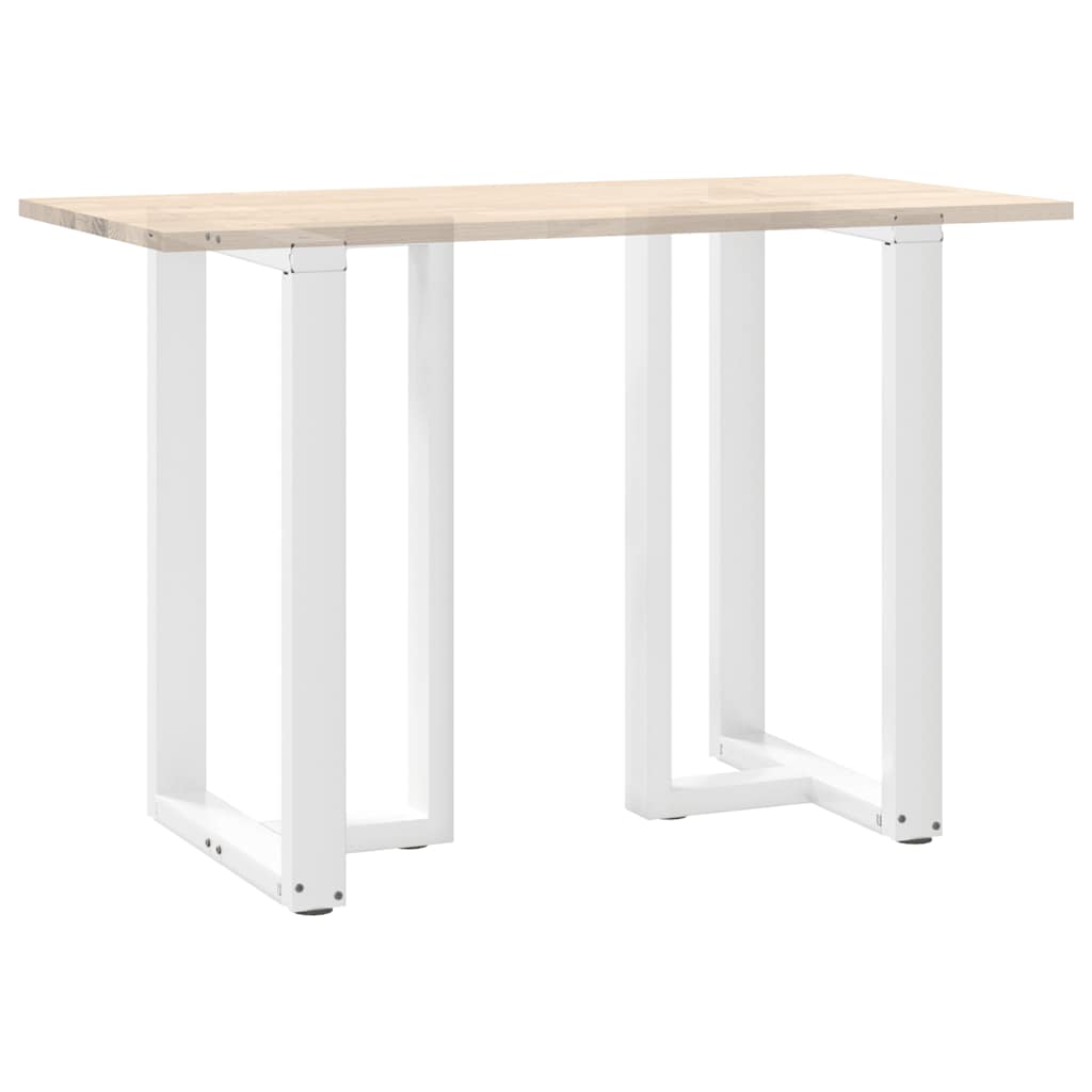 Noge za barski stol T-oblika 2 kom Bijele 60x35x(90-91) cm Čelik