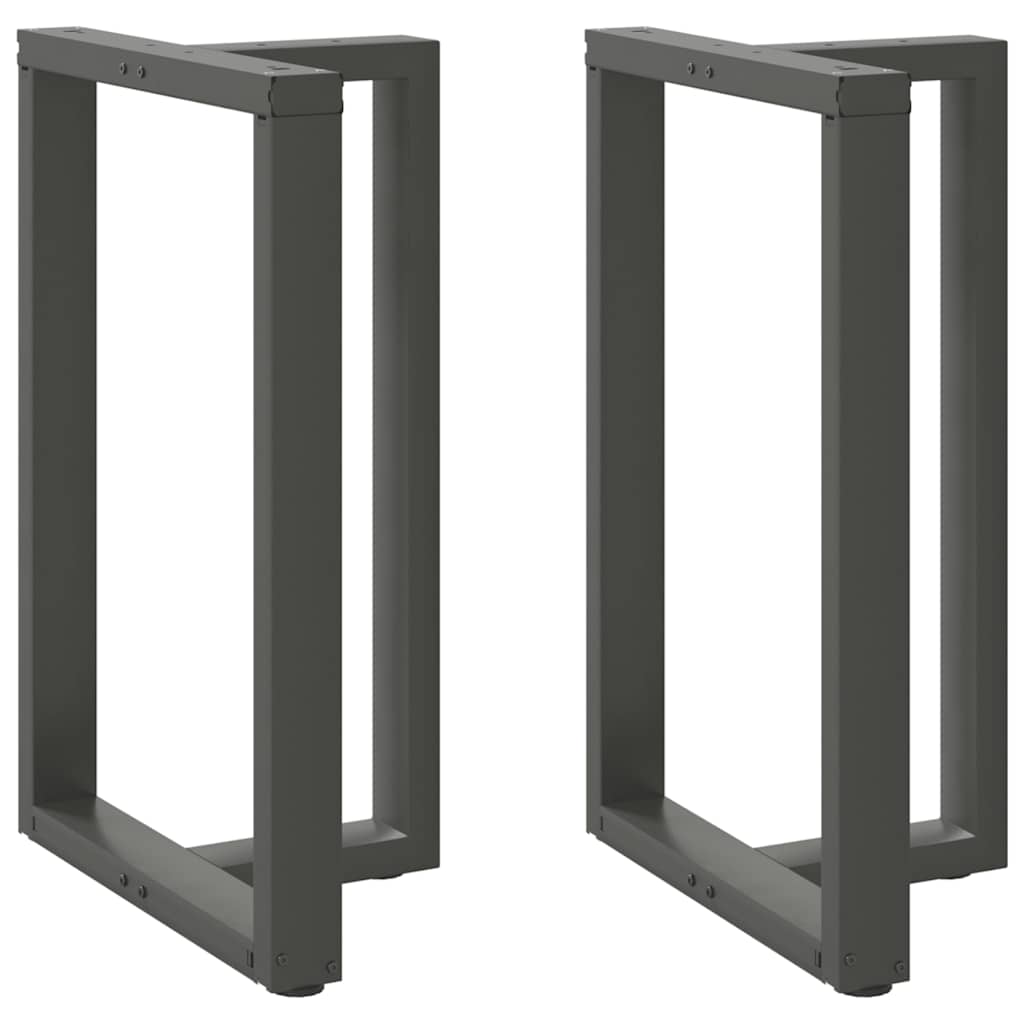 Noge za barski stol T-oblika 2 kom antracit 60x35x(90-91) cm čelik