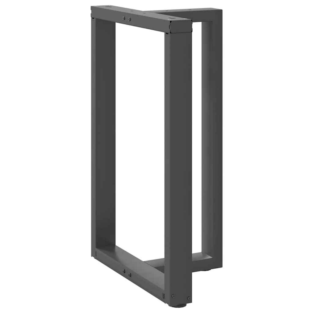 Noge za barski stol T-oblika 2 kom antracit 60x35x(90-91) cm čelik