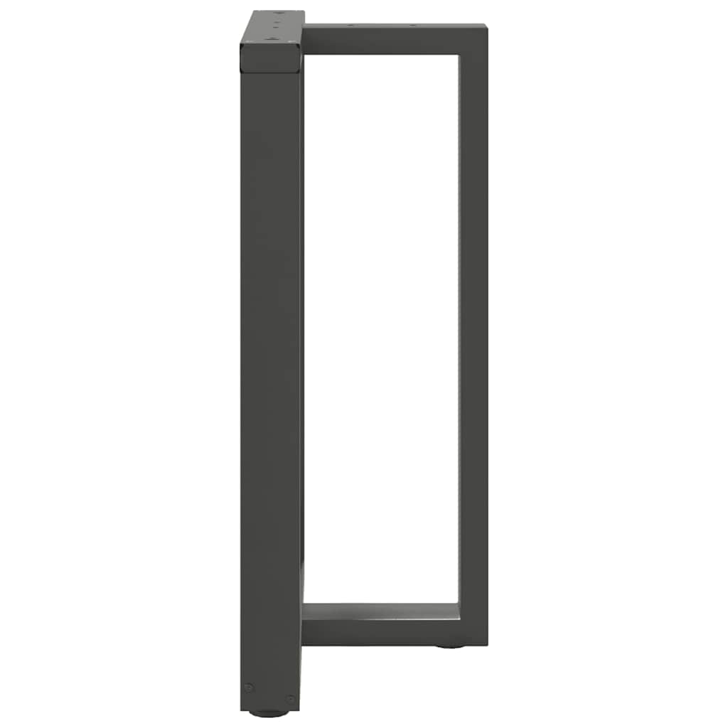 Noge za barski stol T-oblika 2 kom antracit 60x35x(90-91) cm čelik