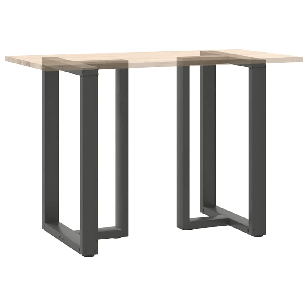 Noge za barski stol T-oblika 2 kom antracit 60x35x(90-91) cm čelik
