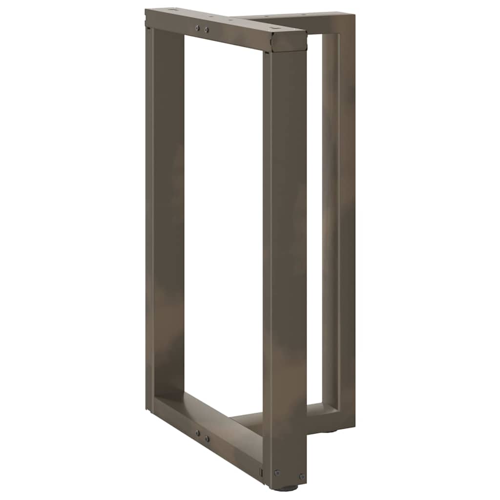 Noge za barski stol T-oblika 2 kom Crne 60x35x(90-91) cm Čelik