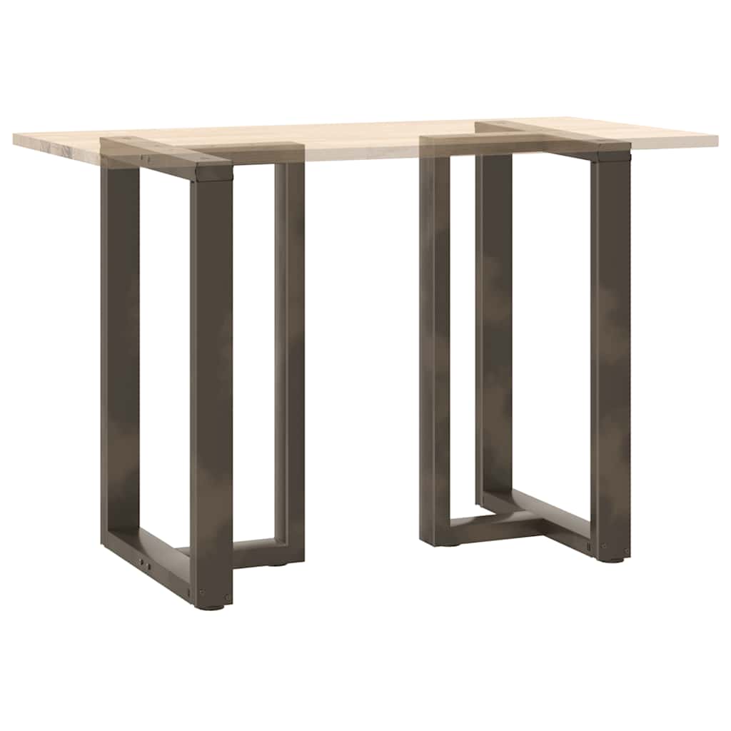 Noge za barski stol T-oblika 2 kom Crne 60x35x(90-91) cm Čelik