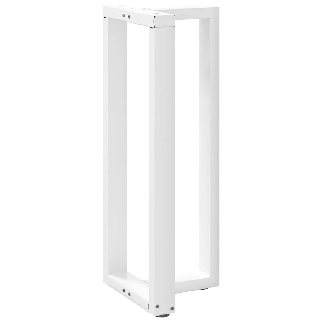 Noge za barski stol T-oblika 2 kom Bijele 40x35x(100-101) cm Čelik