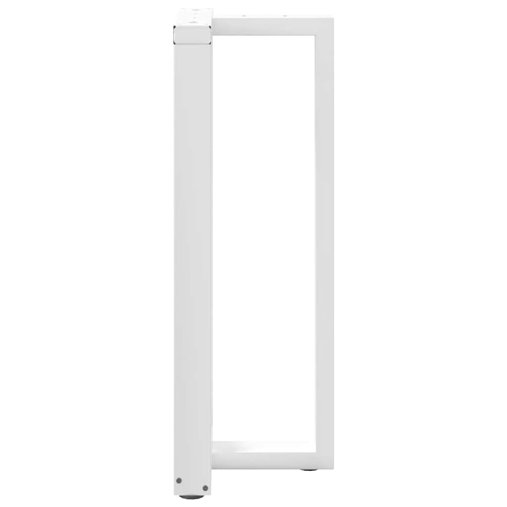 Noge za barski stol T-oblika 2 kom Bijele 40x35x(100-101) cm Čelik