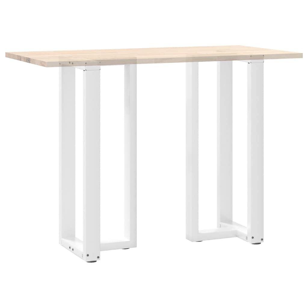Noge za barski stol T-oblika 2 kom Bijele 40x35x(100-101) cm Čelik