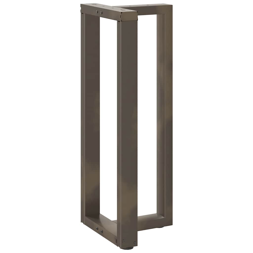 Noge za barski stol T-oblika 2 kom Crne 40x35x(100-101) cm Čelik