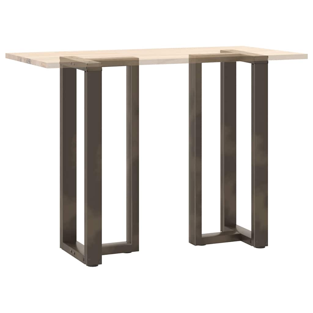 Noge za barski stol T-oblika 2 kom Crne 40x35x(100-101) cm Čelik