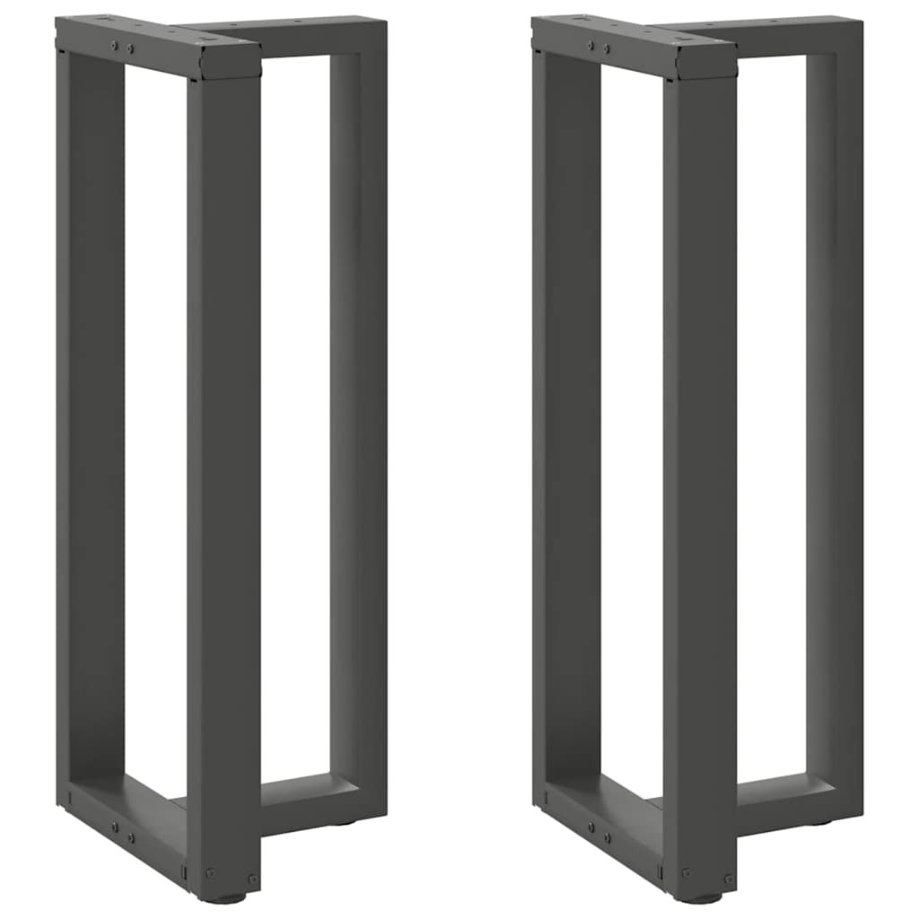 Noge za barski stol T-oblika 2 kom antracit 50x35x(100-101) cm čelik