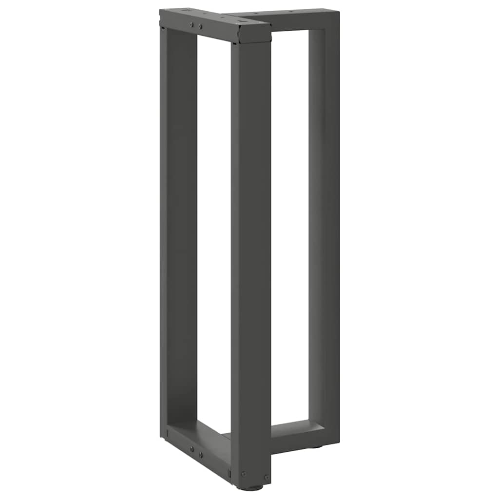 Noge za barski stol T-oblika 2 kom antracit 50x35x(100-101) cm čelik