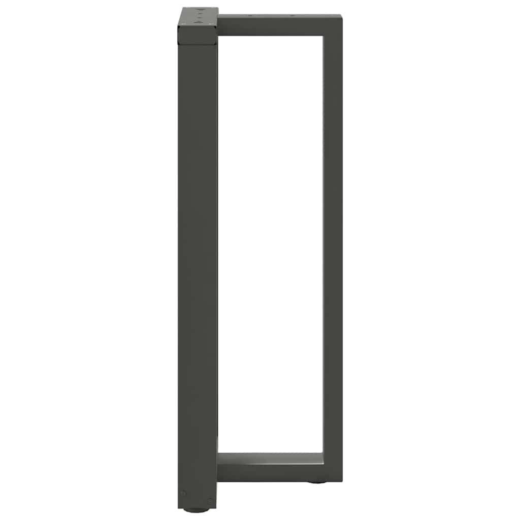 Noge za barski stol T-oblika 2 kom antracit 50x35x(100-101) cm čelik