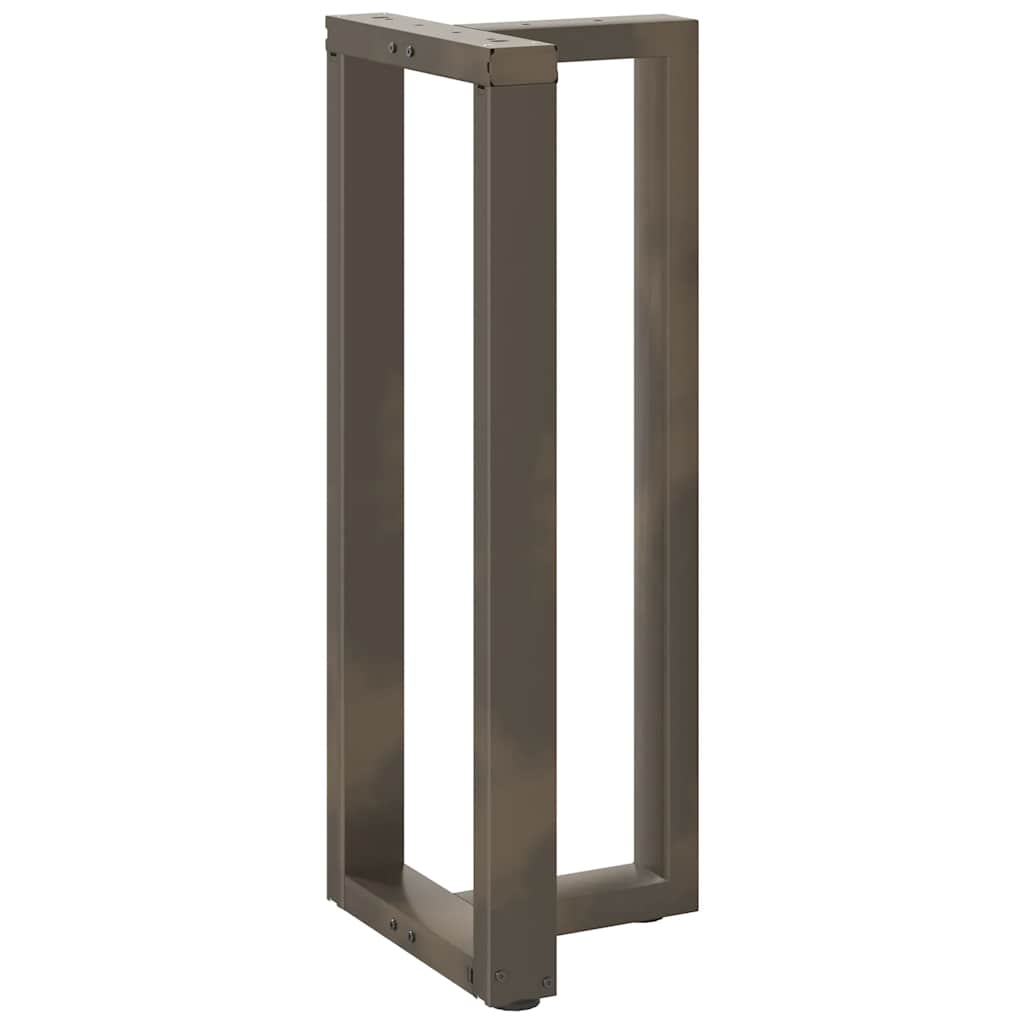Noge za barski stol T-oblika 2 kom Crne 50x35x(100-101) cm Čelik