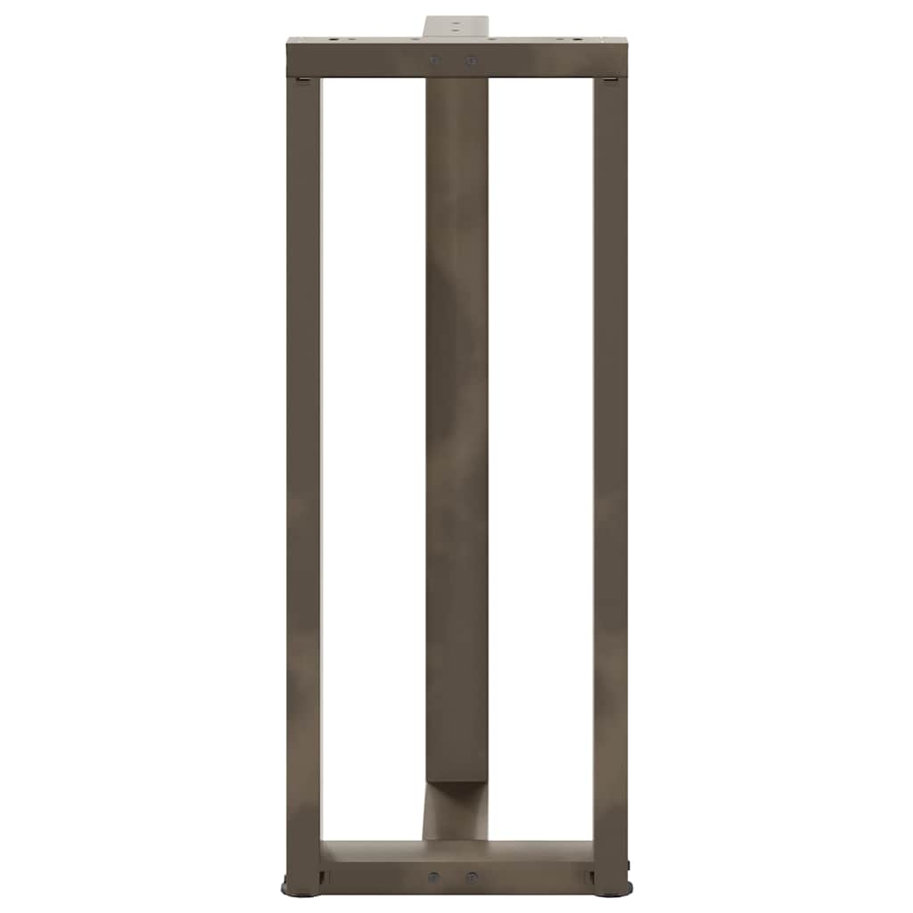Noge za barski stol T-oblika 2 kom Crne 50x35x(100-101) cm Čelik