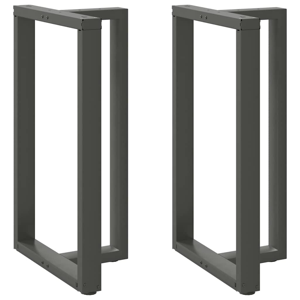 Noge za barski stol T-oblika 2 kom antracit 60x35x(100-101) cm čelik
