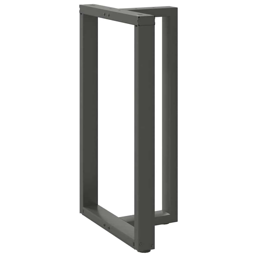 Noge za barski stol T-oblika 2 kom antracit 60x35x(100-101) cm čelik