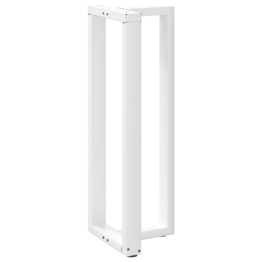 Noge za barski stol T-oblika 2 kom Bijele 40x35x(110-111) cm Čelik