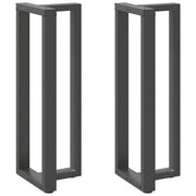 Noge za barski stol T-oblika 2 kom antracit 40x35x(110-111) cm čelik