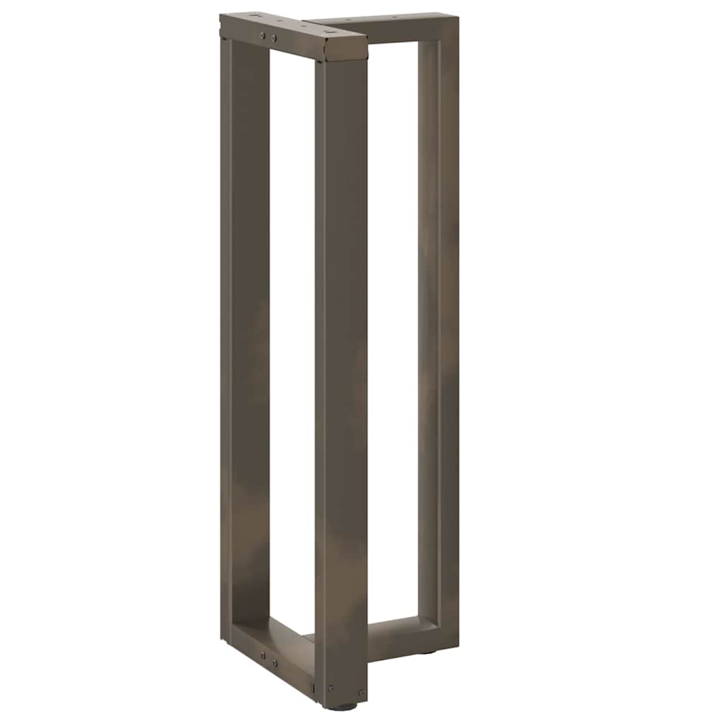 Noge za barski stol T-oblika 2 kom Crne 40x35x(110-111) cm Čelik