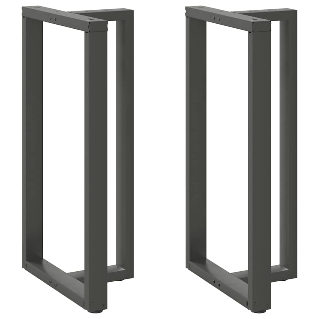Noge za barski stol T-oblika 2 kom antracit 60x35x(110-111) cm čelik