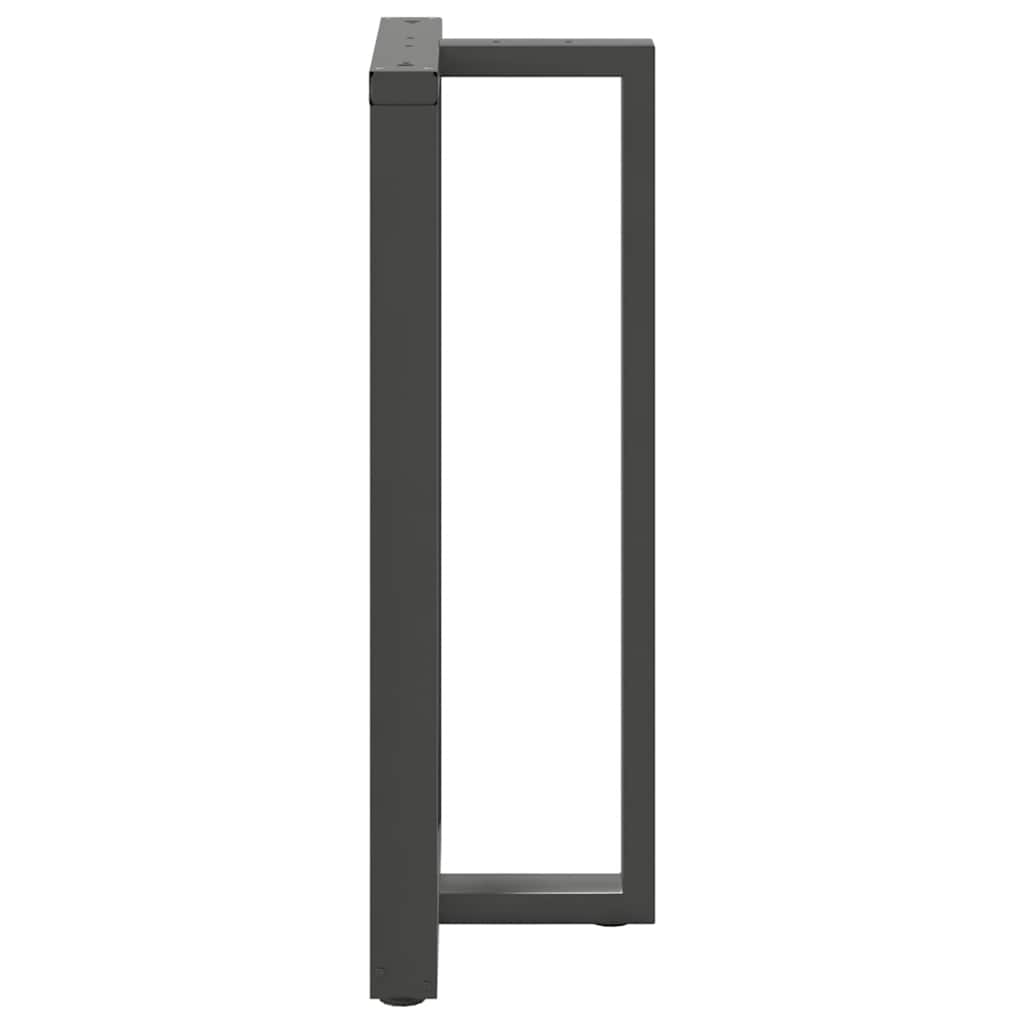 Noge za barski stol T-oblika 2 kom antracit 60x35x(110-111) cm čelik