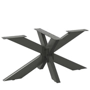 Noga klub stolića u obliku pauka antracit 98x58x(42-43) cm čelik