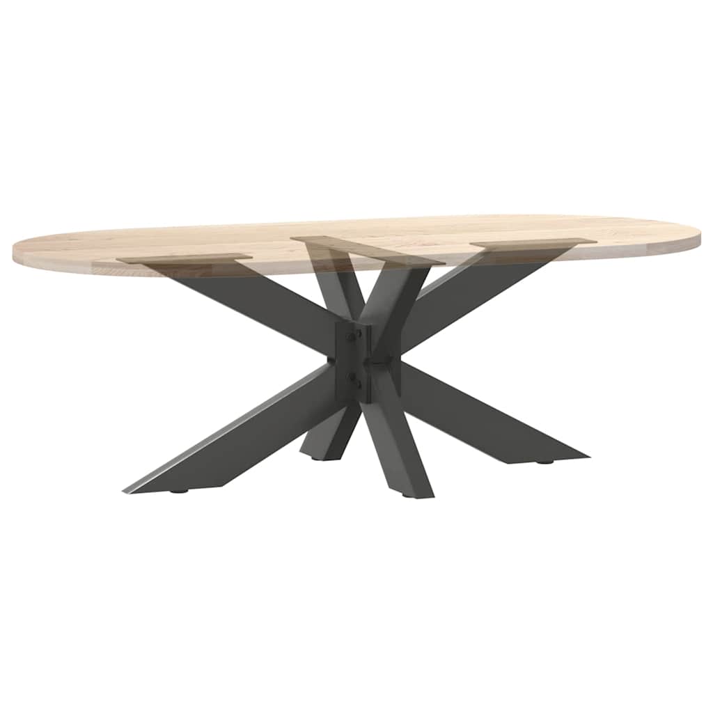 Noga klub stolića u obliku pauka antracit 98x58x(42-43) cm čelik