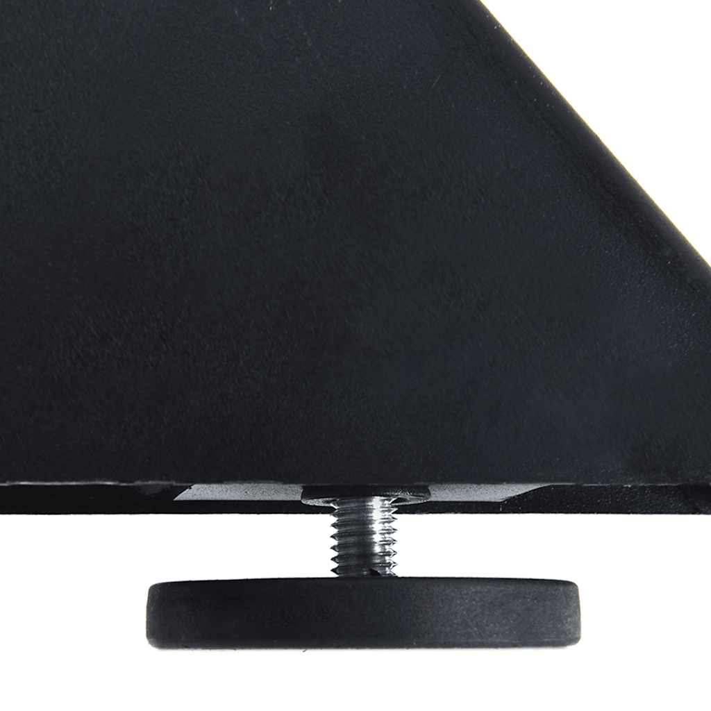 Noga klub stolića u obliku pauka antracit 98x58x(42-43) cm čelik